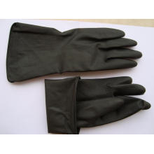 Черная краска с тиснением Palm Latex Industry Work Glove